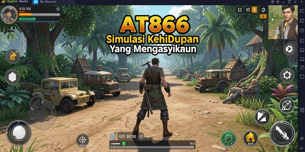 Tangkapan layar AT866 menampilkan karakter dalam simulasinya yang mengasyikkan.