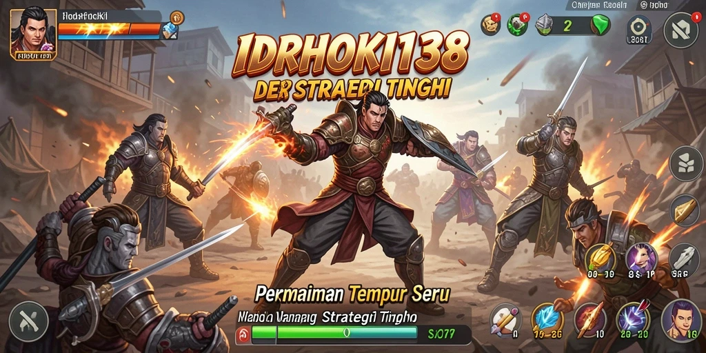 Tampilan gameplay seru dan menegangkan dari IDRHOKI138.