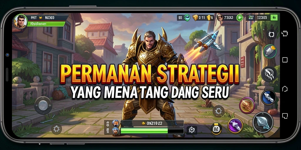 Screenshot gameplay NX303 dengan aksi strategis yang mendebarkan.