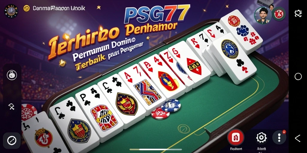 Screenshot menampilkan gameplay seru masih di dalam permainan Domino PSG77.