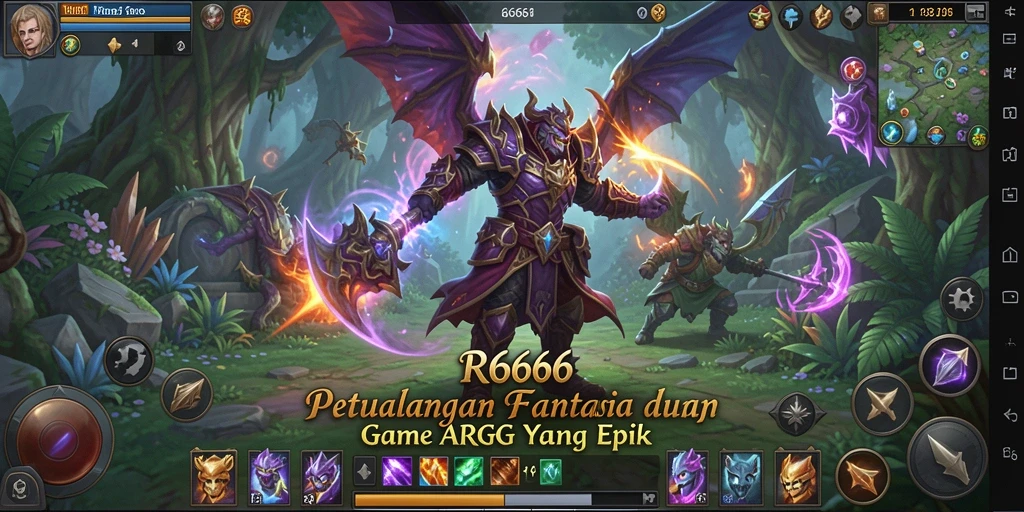 Tampilan mendebarkan dari gameplay seru di RR666.