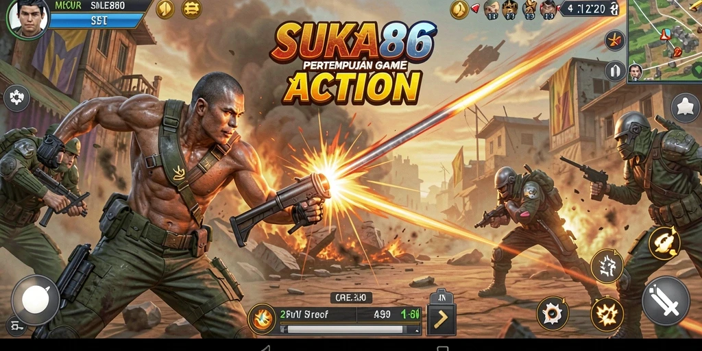 Screenshot gameplay SUKA86 yang penuh aksi dan adrenalin.