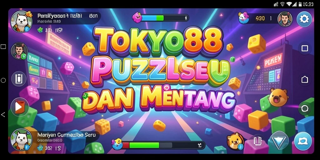 Screenshot utama TOKYO88 menampilkan gameplay Puzzle yang menarik.